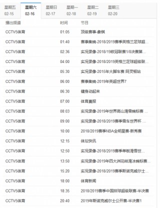 中央5套手机在线直播(中央5手机在线直播观看视频)