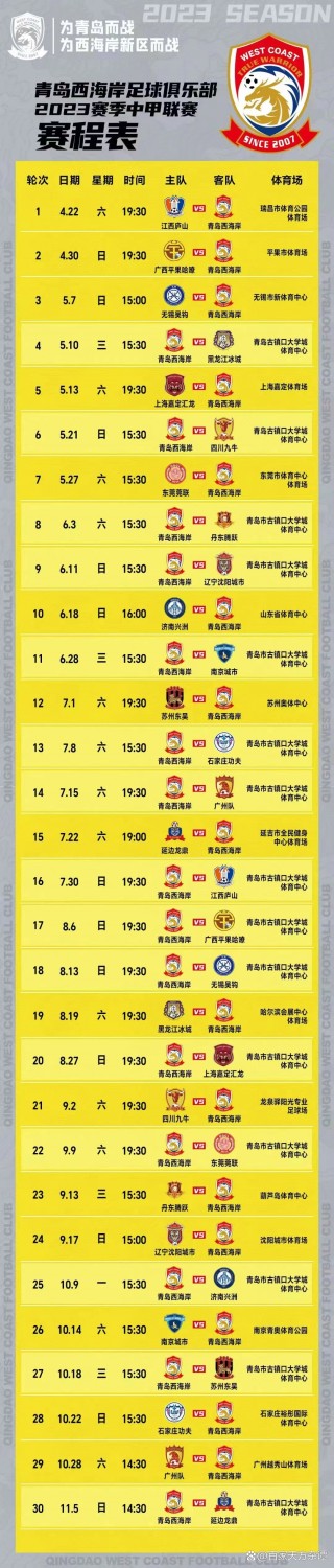 中甲足球联赛最新赛程(中甲足球联赛赛程多少场)