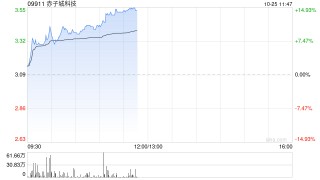 赤子城科技早盘涨近11% 前三季度社交业务收入大幅增长