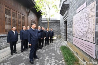 *** 在安徽考察调研