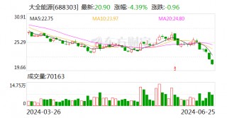 大全能源：实际控制人、董事长自愿承诺不减持公司股份