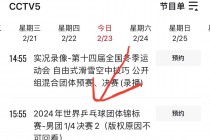中央5台今晚乒乓球赛时间(中央5台今晚乒乓球赛时间表)