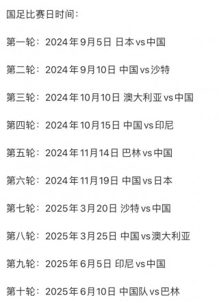 国足世预赛赛程时间表(国足世预赛赛程时间表湘潭)