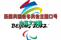 冬奥会主题口号(2022年冬奥会主题口号)