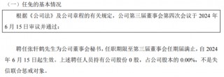 晶石能源聘任张轩鹤为公司董事会秘书 2023年公司亏损3138.55万