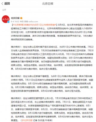 北京大兴新增1例确诊病例(北京大兴新增2例本地确诊病例轨迹)