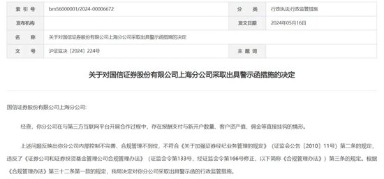 谁之过？连收罚单的国信证券上海分公司，难掩颓势……  第1张