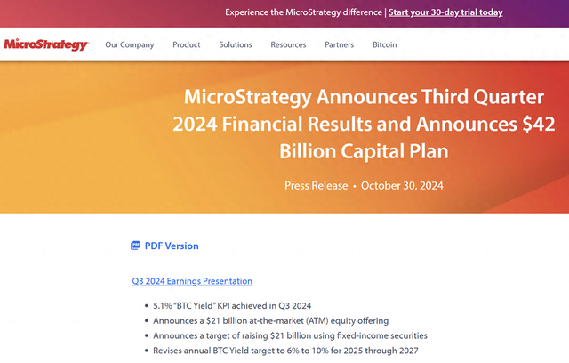 比特币“大户”MicroStrategy大胆宣布：未来三年将加码420亿美元！  第1张