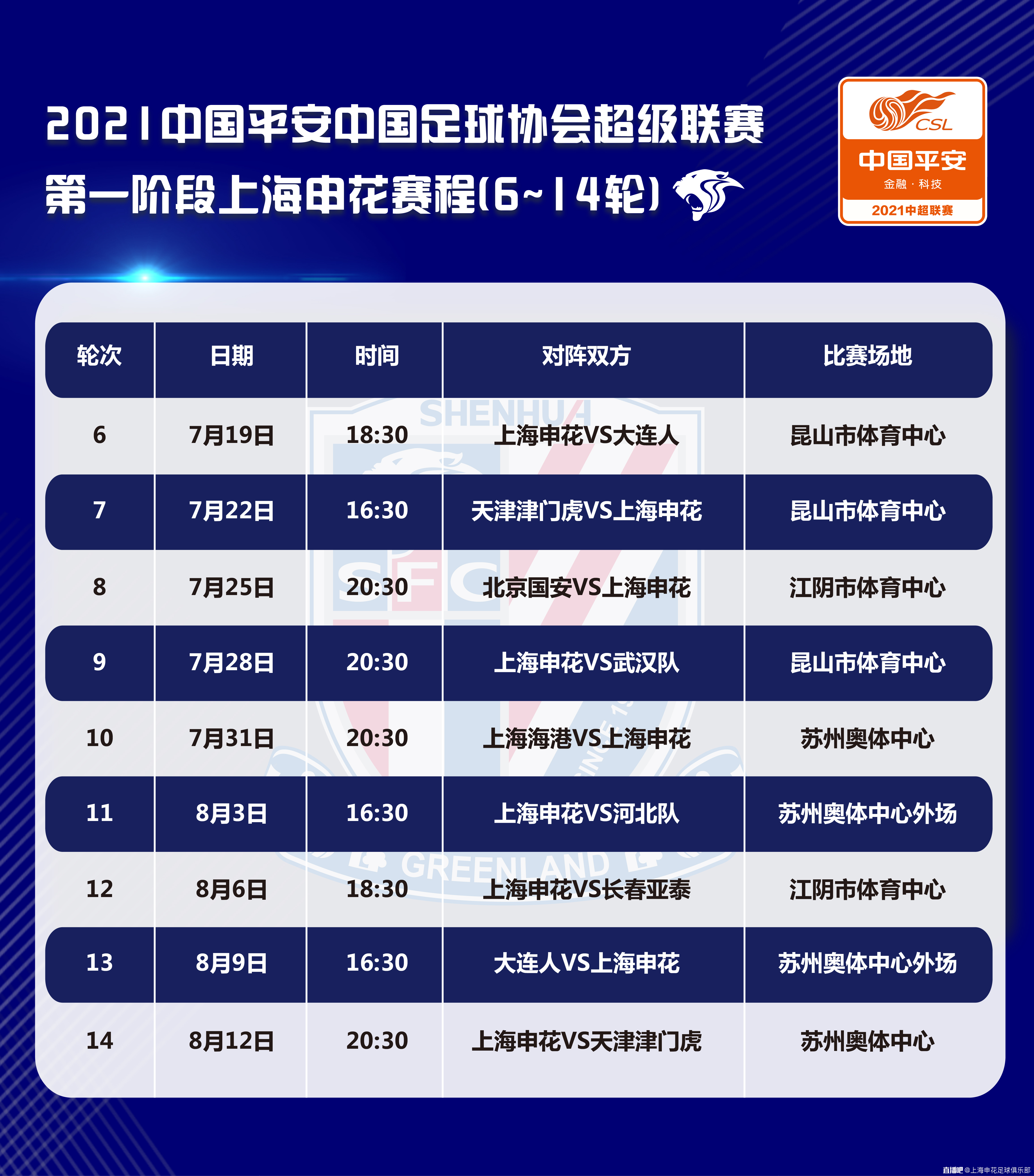 足球中超联赛赛程表(足球中超联赛赛程表时间)  第1张