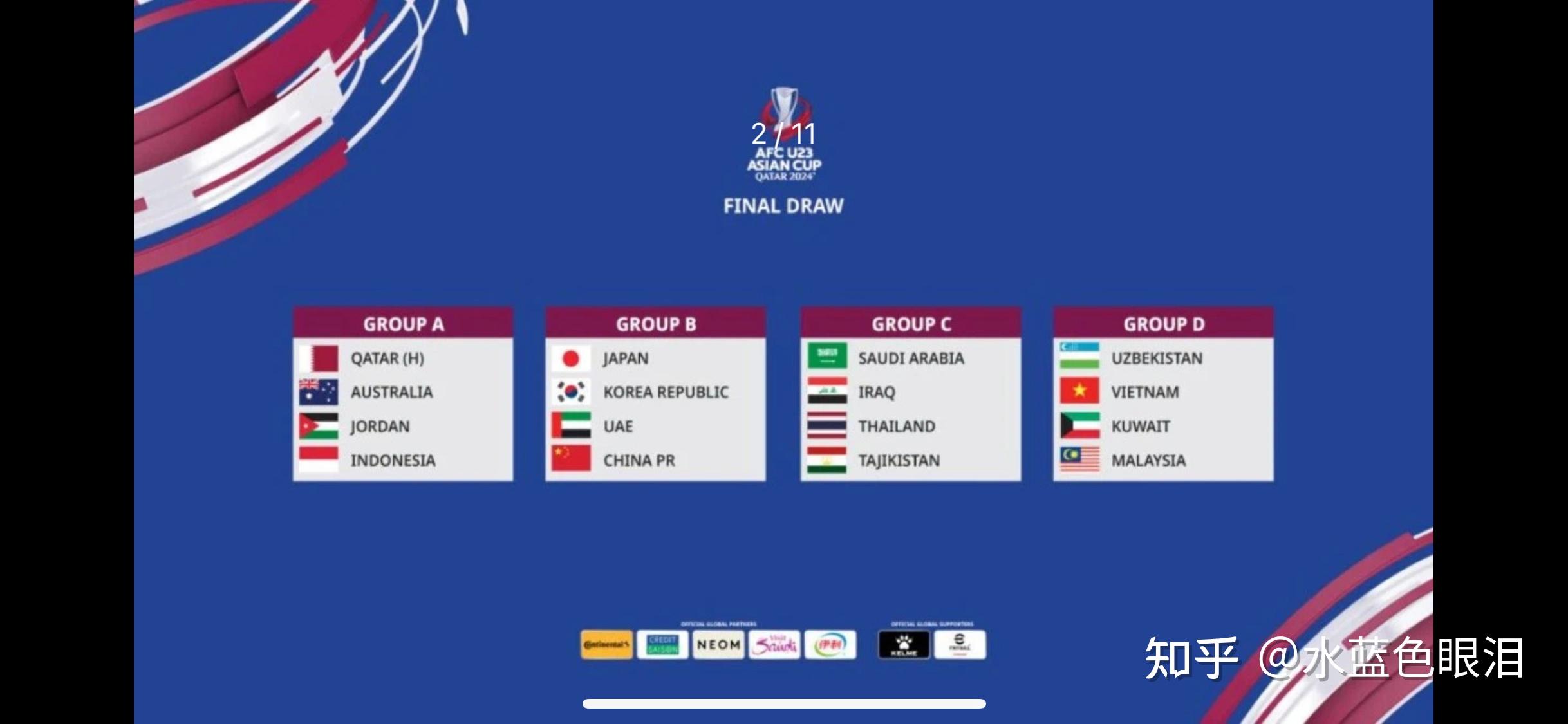 u23亚洲杯预选赛赛程(u23亚洲杯预选赛赛程2023)  第2张