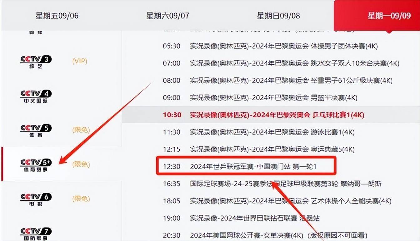 乒乓球直播中央5现场直播赛程(乒乓球直播中央5现场直播赛程时间表)  第1张