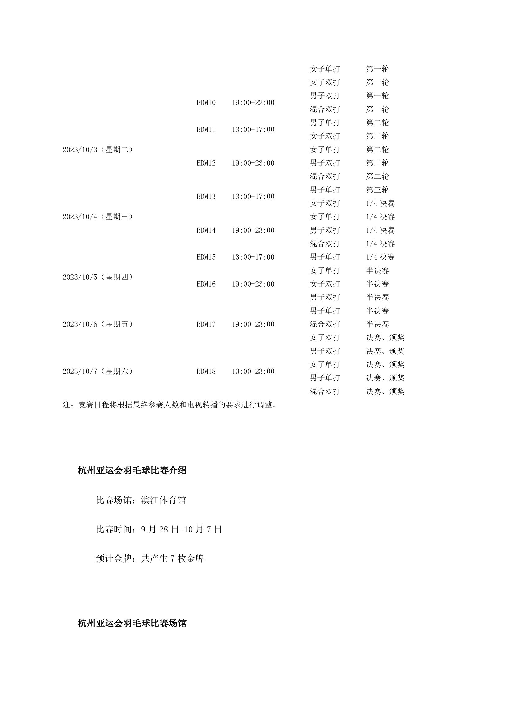 杭州亚运会举办时间(杭州亚运会举办时间确定)  第1张