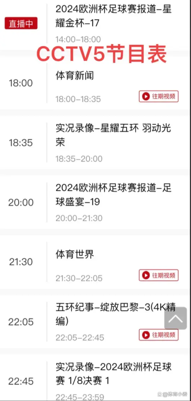 cctv5节目预告(CCTV5节目预告5月11日)  第2张