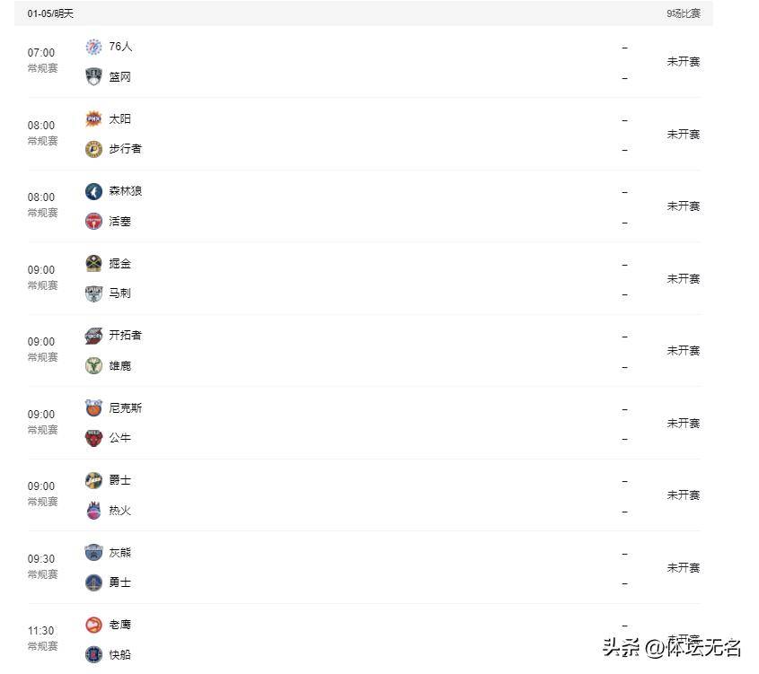 cctv5转播nba时间表(cctv5转播nba2021)  第2张