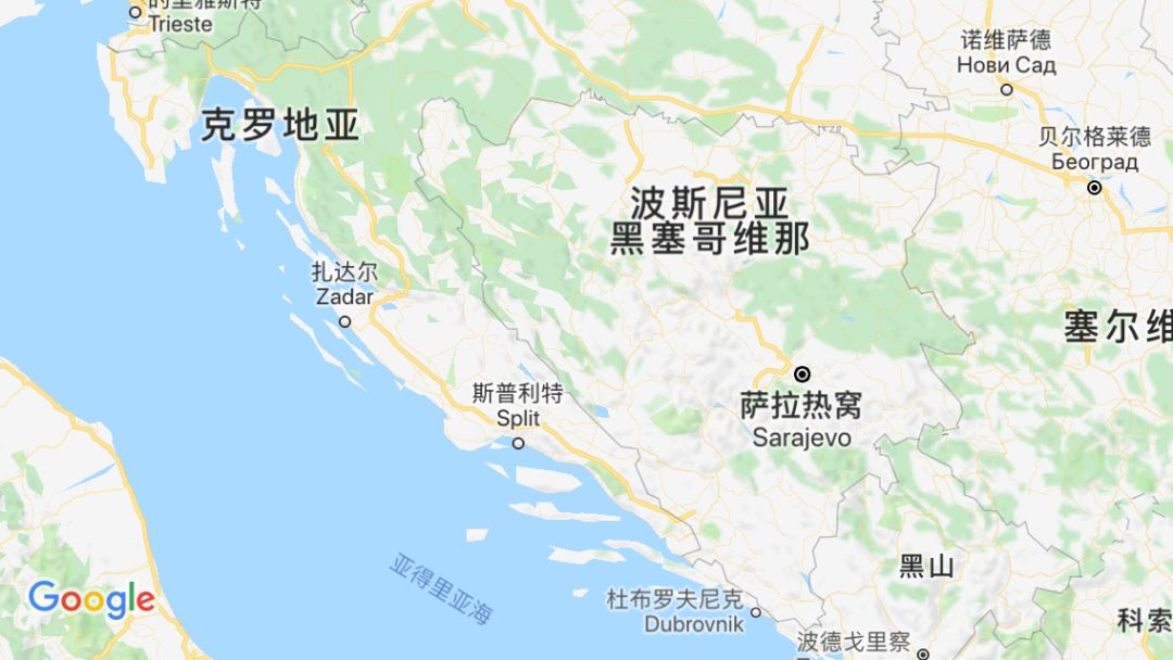 克罗地亚地图位置(克罗地亚地图位置世界地图高清)  第2张