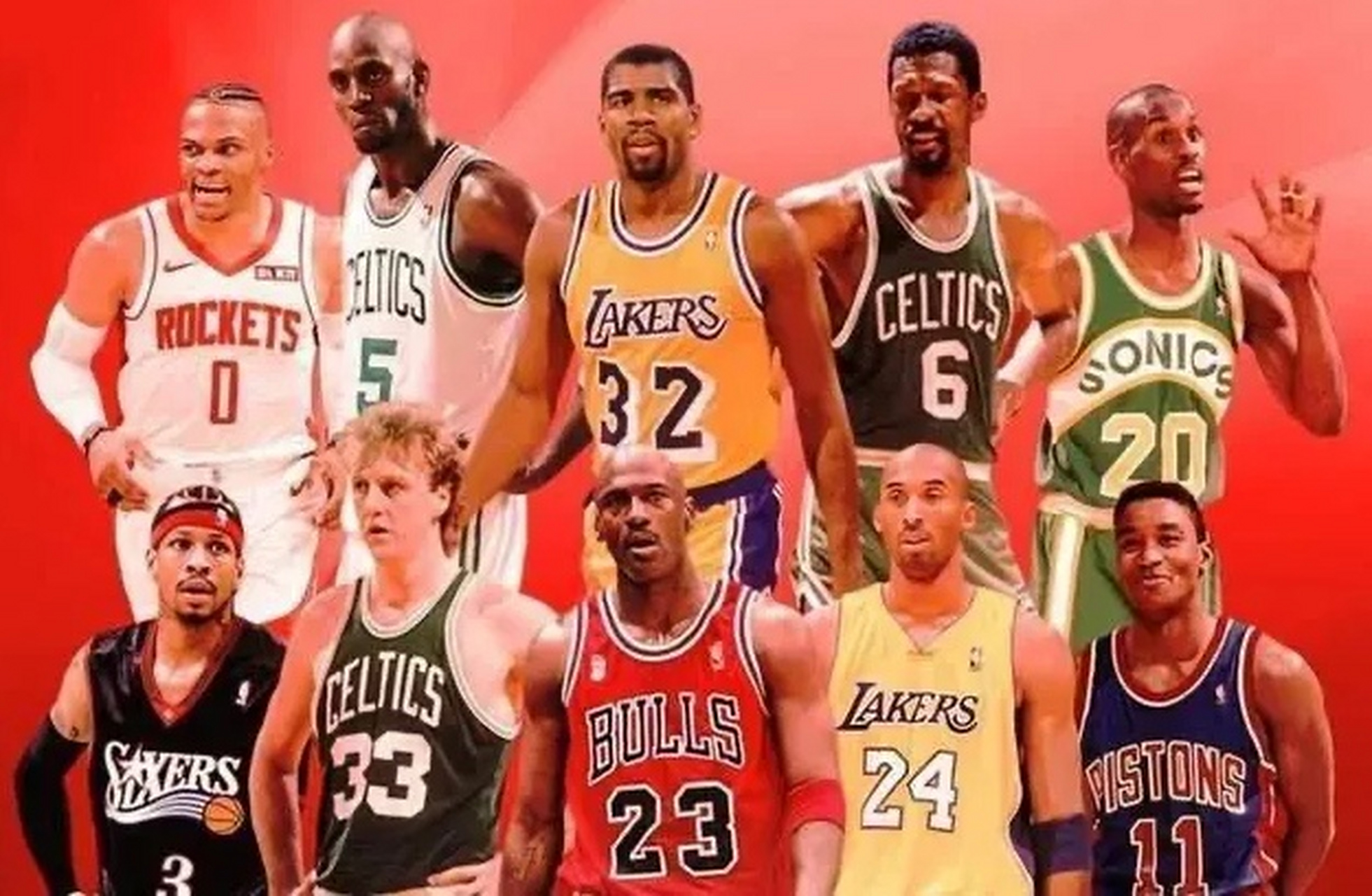 nba历史最厉害的十个人(nba历史最厉害的十个人排名)  第2张