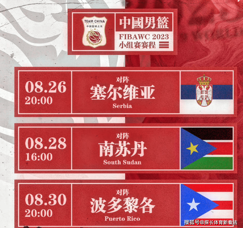 男篮世界杯2022赛程表(男篮世界杯2022赛程表时间)  第2张
